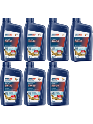 EUROLUB WIV ECO 5W-30 Motoröl 7x 1l = 7 Liter
